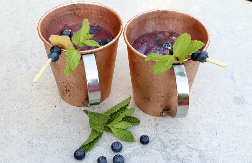 Blueberry Moscow Mule